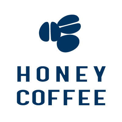 HONEY COFFEEロゴ（白）